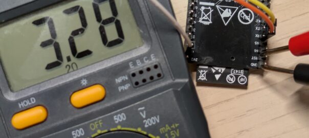 The ESP32-S2 reset pin